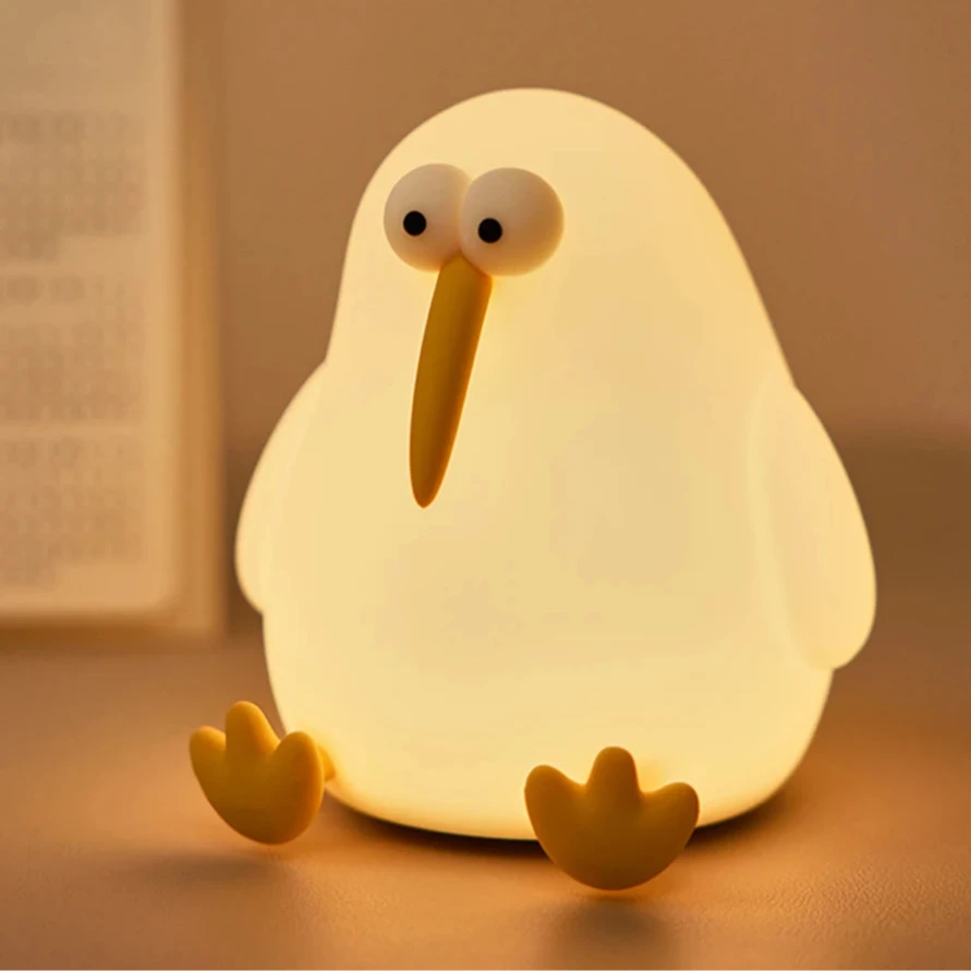 Adorable Animal-Themed Night Light - Panda, Rabbit, Duck & Cloud Star - Pretty Lamp