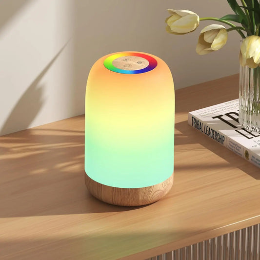 Touch Dimmable RGB Bedside Lamp with Timer - Pretty Lamp