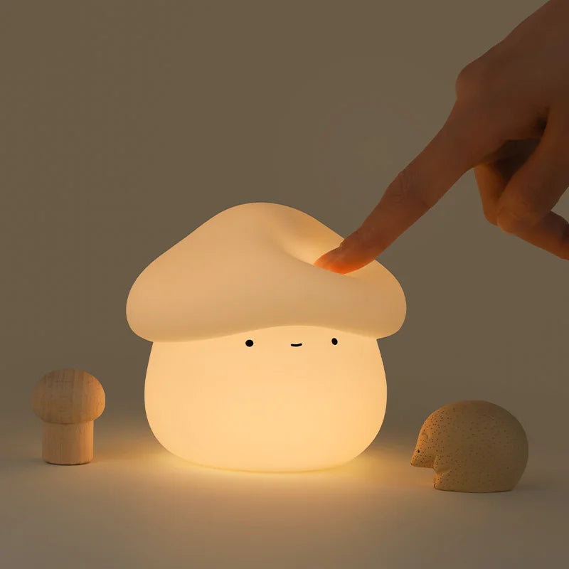 Mushroom Silicone Night Light - Pretty Lamp