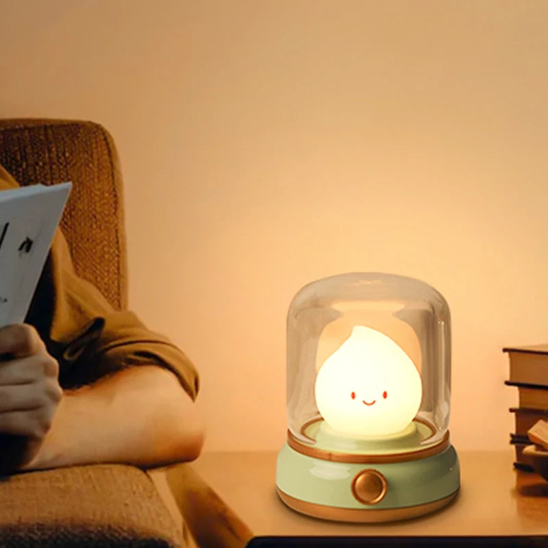 Cute Kerosene Lamp - USB Rechargeable Night Light - Pretty Lamp