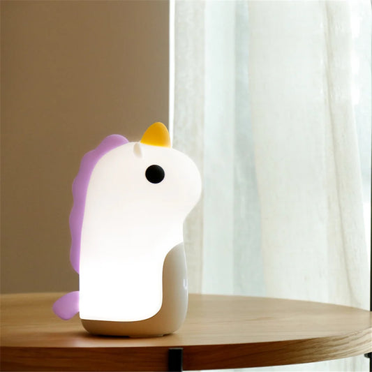 Unicorn Alarm Clock Night Light - Pretty Lamp