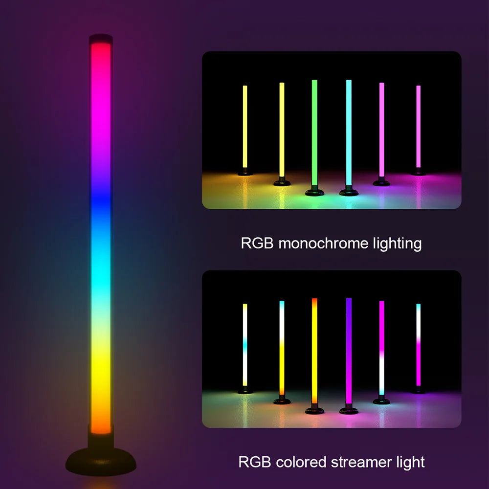 RGB Ambient Light with Wi-Fi, Bluetooth, and Double-Sided Luminous Display - Pretty Lamp