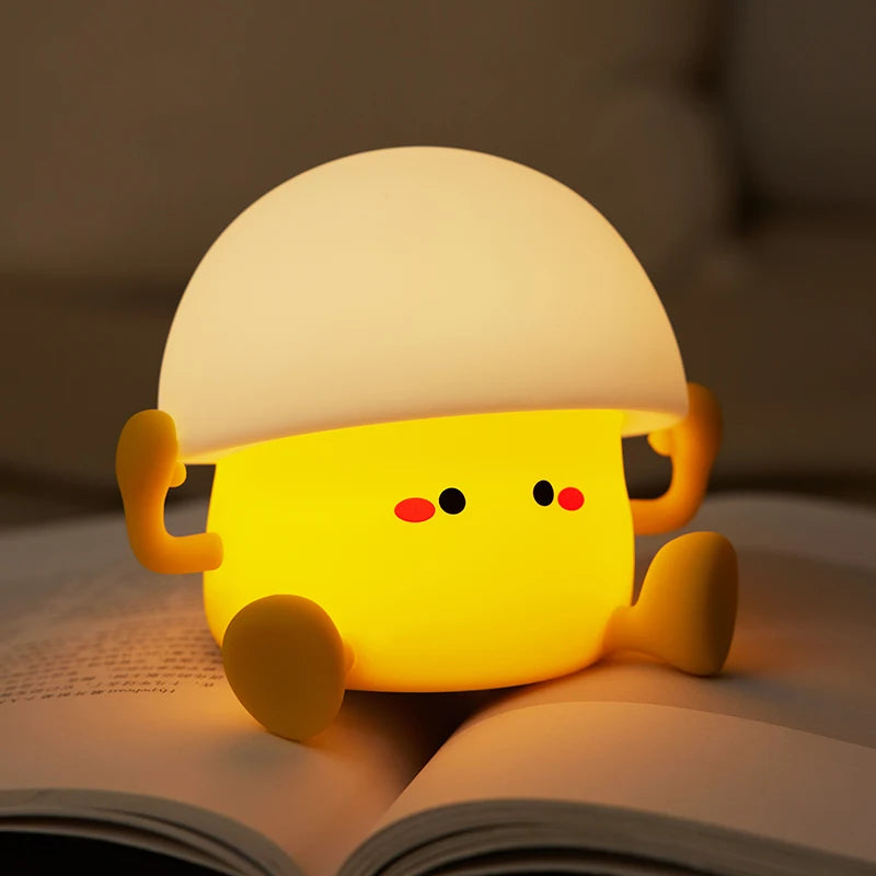 Egg Yolk Silicone Nightlight - Pretty Lamp