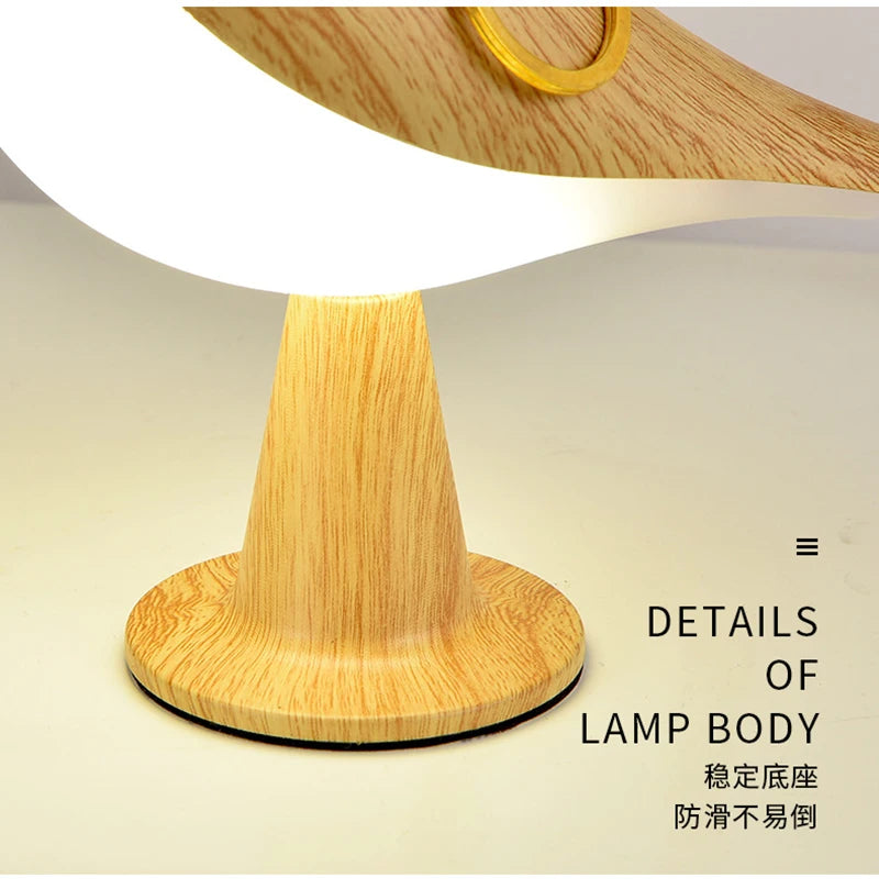 Wooden Bird LED Touch Night Lamp - Pretty Lamp