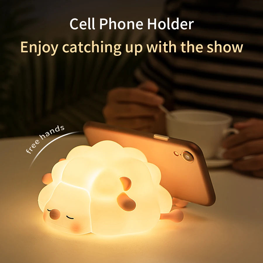 Cute Sheep & Panda Touch Sensor Silicone Lamp - Pretty Lamp