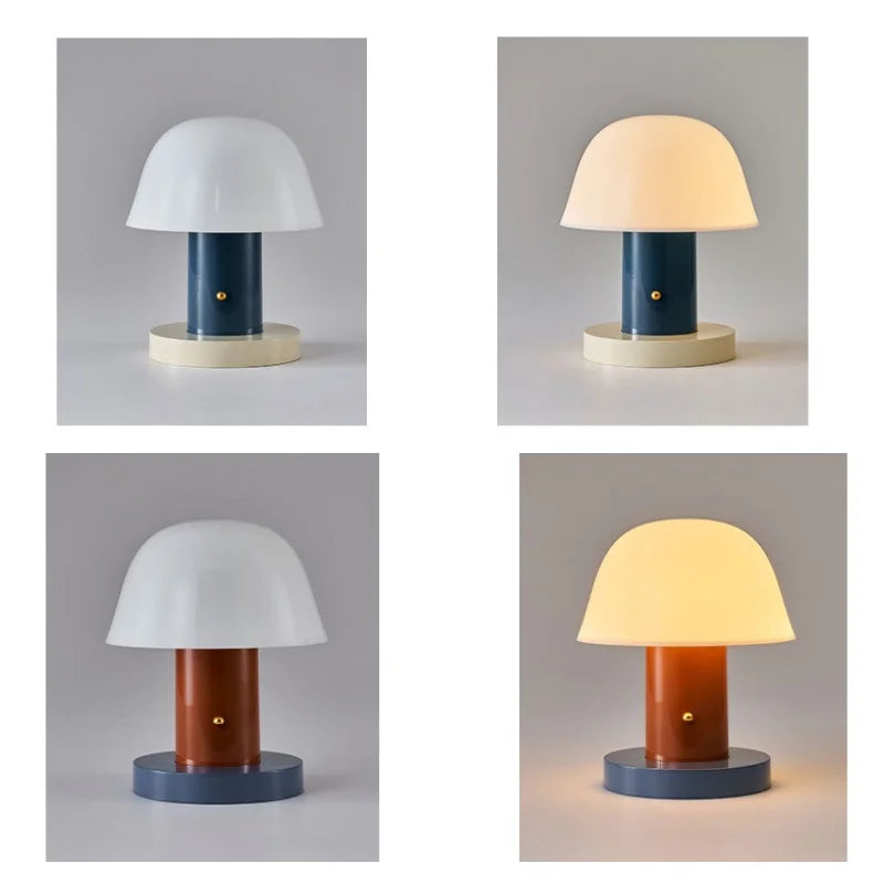 Cordless Mushroom Table Lamp - Pretty Lamp