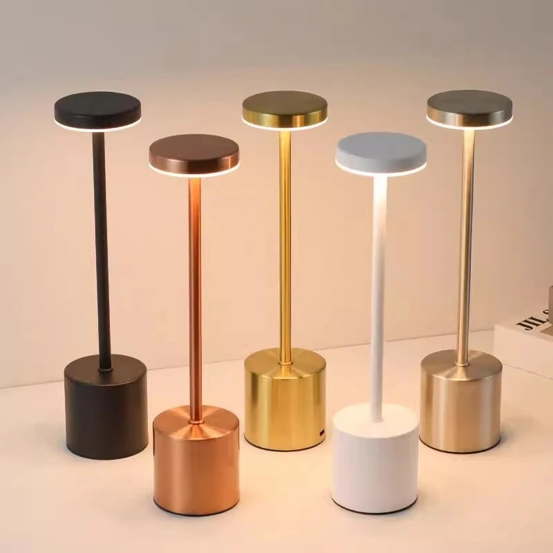 USB Metal Rechargeable Table Lamp - Pretty Lamp