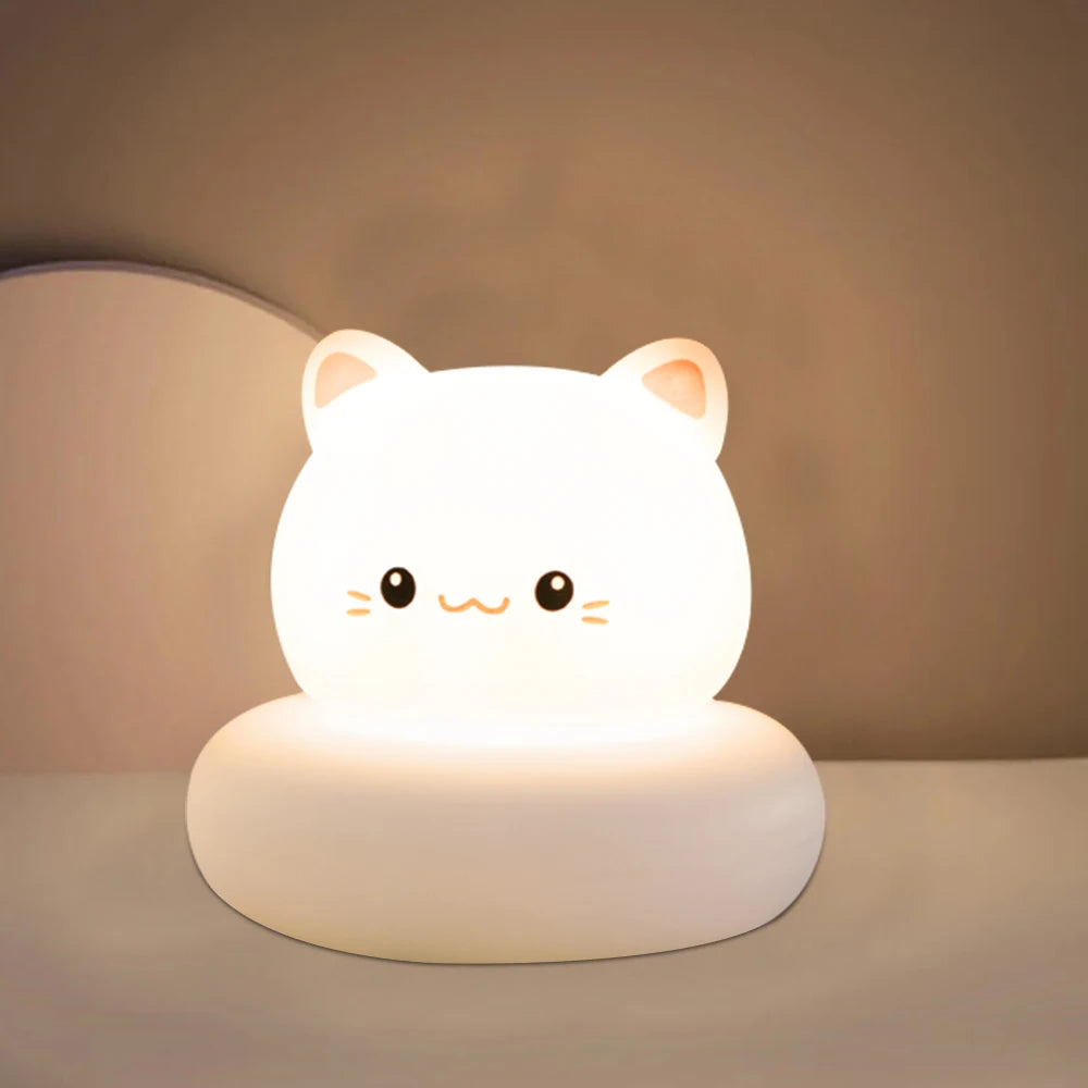 Cute Animal Pig & Rabbit Touch Sensor Dimmable Lamp - Pretty Lamp