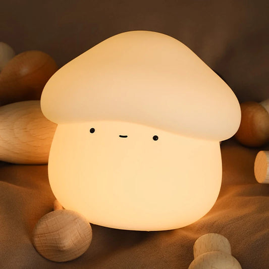 Mushroom Silicone Night Light - Pretty Lamp