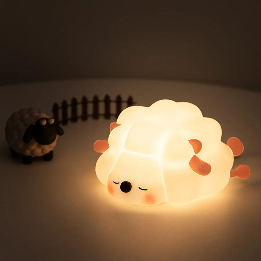 Cute Sheep & Panda Touch Sensor Silicone Lamp - Pretty Lamp