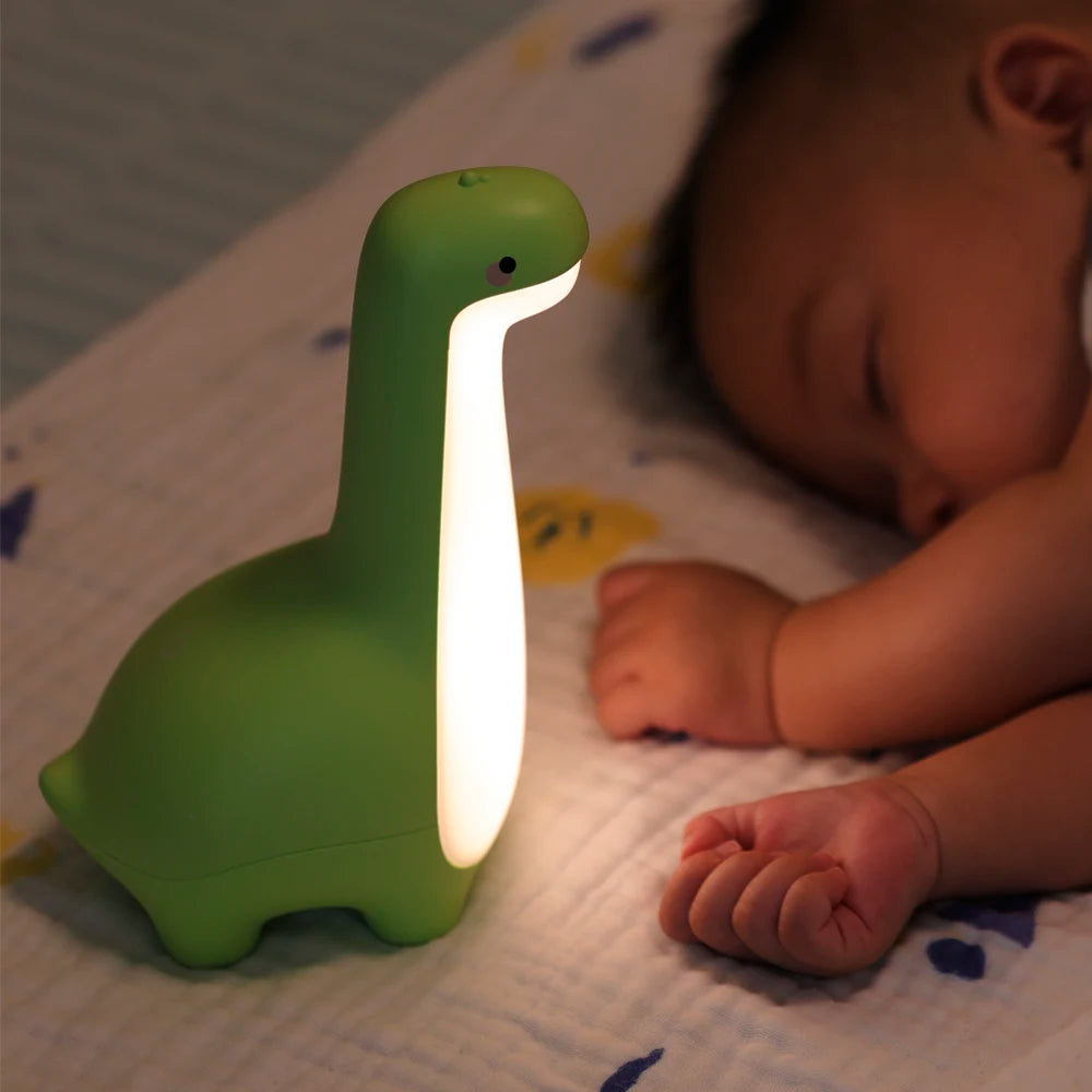 Dinosaur Night Light - Rechargeable Eye-Protection Timing Lamp for Kids - Pretty Lamp