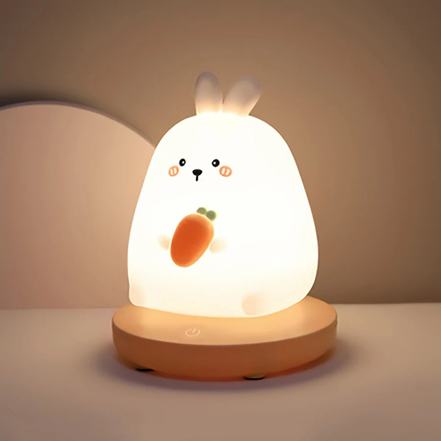 Cute Animal Pig & Rabbit Touch Sensor Dimmable Lamp - Pretty Lamp