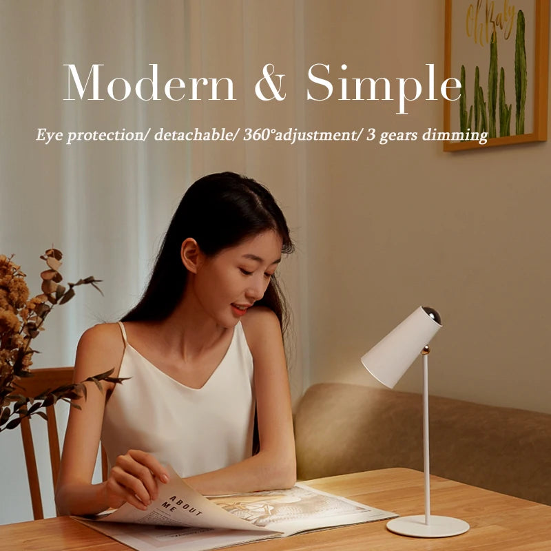 Lessdot 4-in-1 Multifunctional Reading Desk Lamp - Pretty Lamp