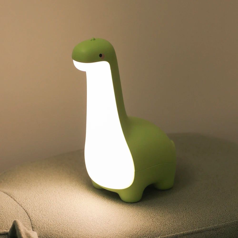 Dinosaur Night Light - Rechargeable Eye-Protection Timing Lamp for Kids - Pretty Lamp