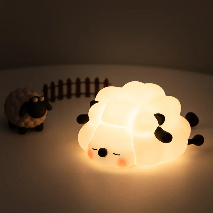 Cute Sheep & Panda Touch Sensor Silicone Lamp - Pretty Lamp