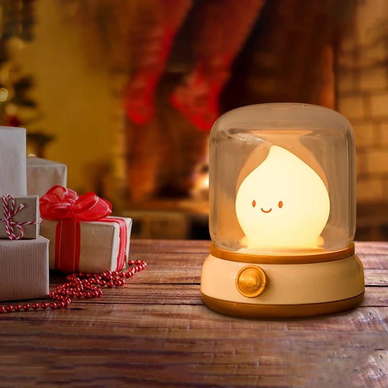 Cute Kerosene Lamp - USB Rechargeable Night Light - Pretty Lamp