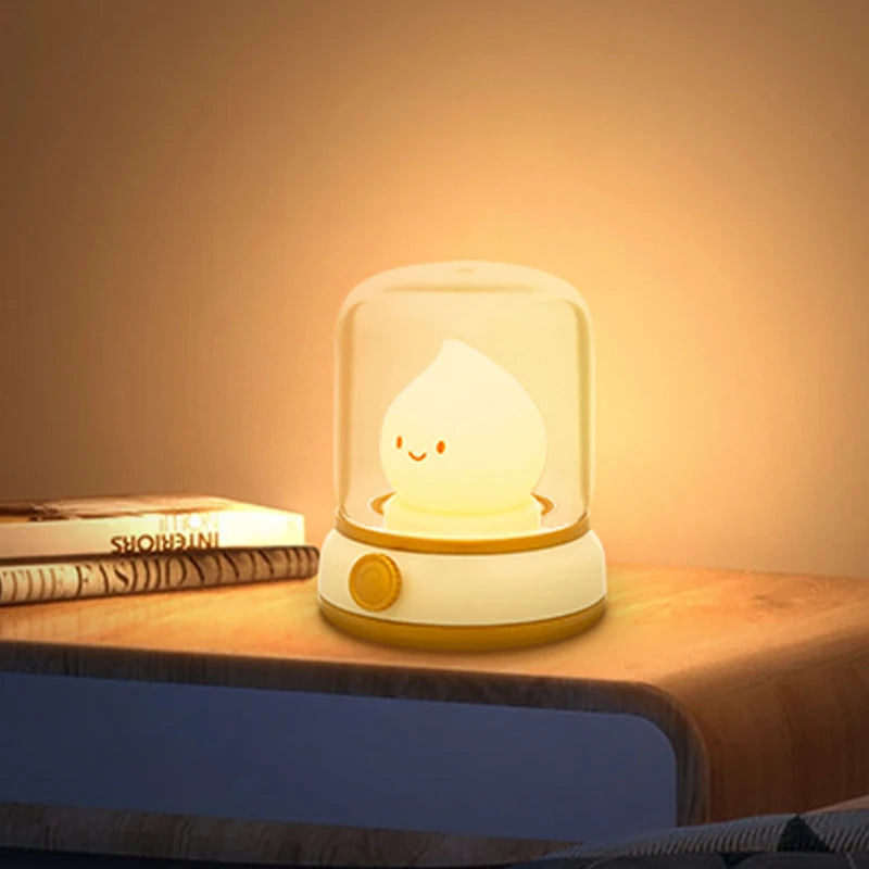 Cute Kerosene Lamp - USB Rechargeable Night Light - Pretty Lamp