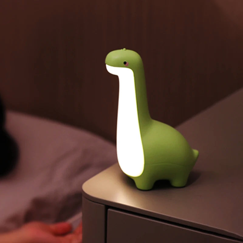 Dinosaur Night Light - Rechargeable Eye-Protection Timing Lamp for Kids - Pretty Lamp