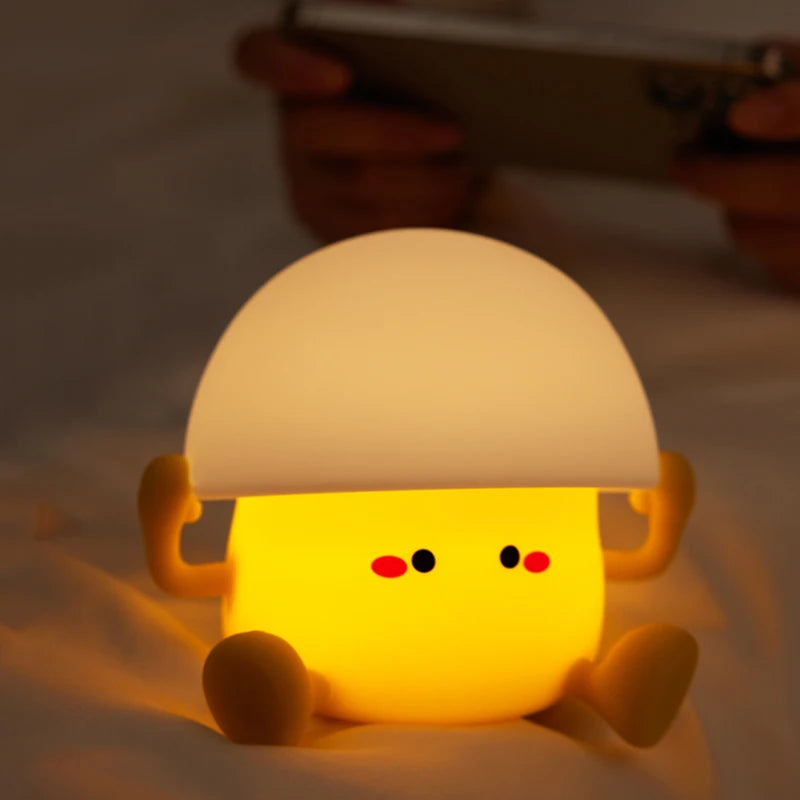 Egg Yolk Silicone Nightlight - Pretty Lamp