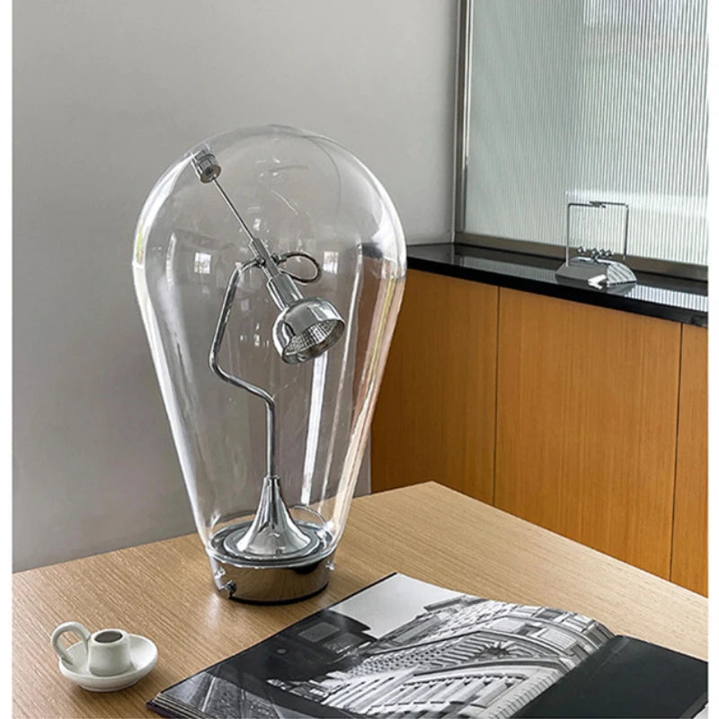 Luxury Retro Touch Glass Desk Lamp - Pretty Lamp