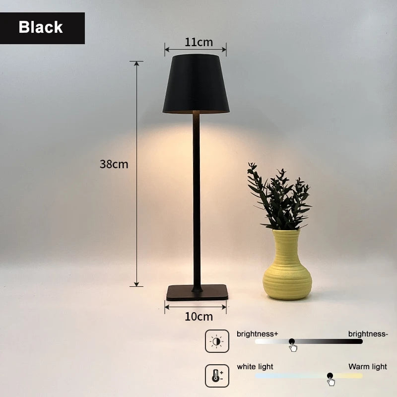 LED Table Lamp with 3-Level Dimmable Touch Control - Pretty Lamp