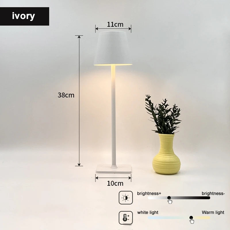 LED Table Lamp with 3-Level Dimmable Touch Control - Pretty Lamp