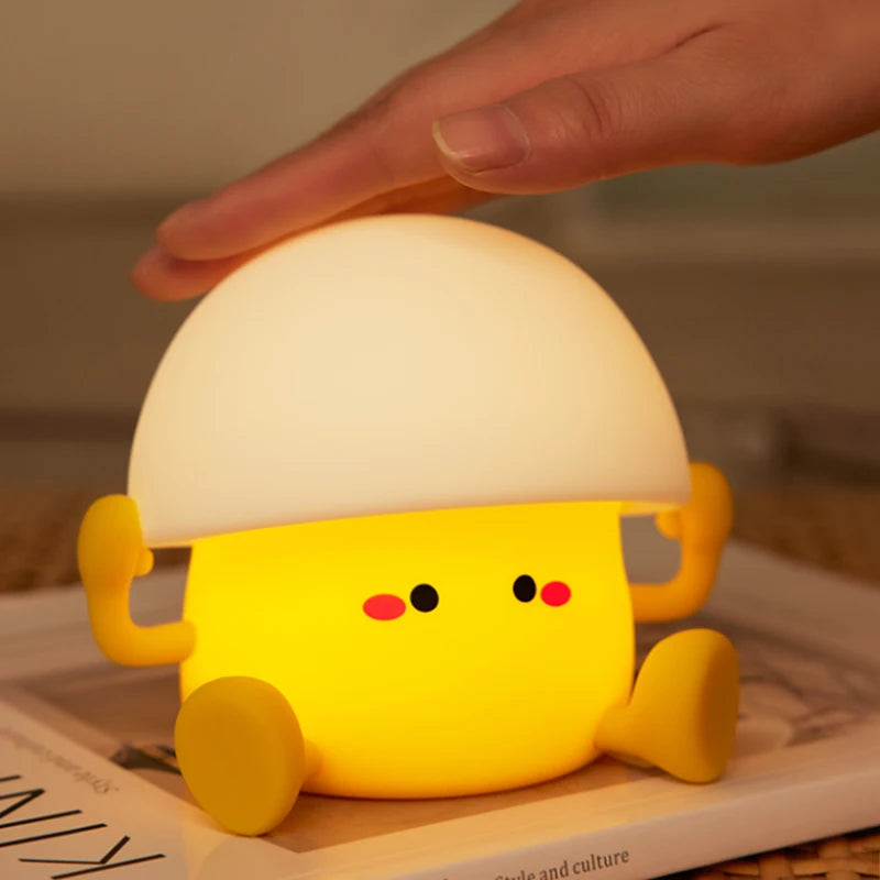 Egg Yolk Silicone Nightlight - Pretty Lamp