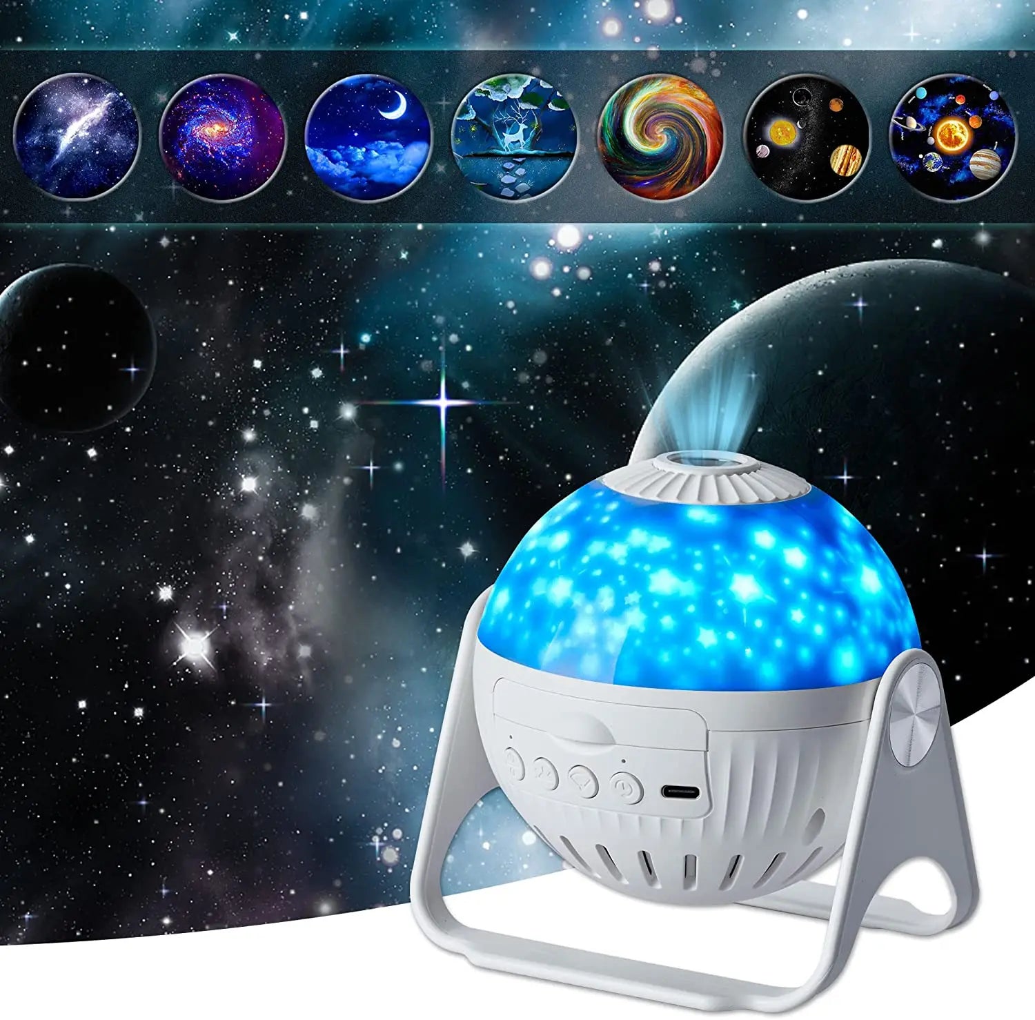 32 in 1 Bluetooth Planetarium Projector Night Light - Pretty Lamp