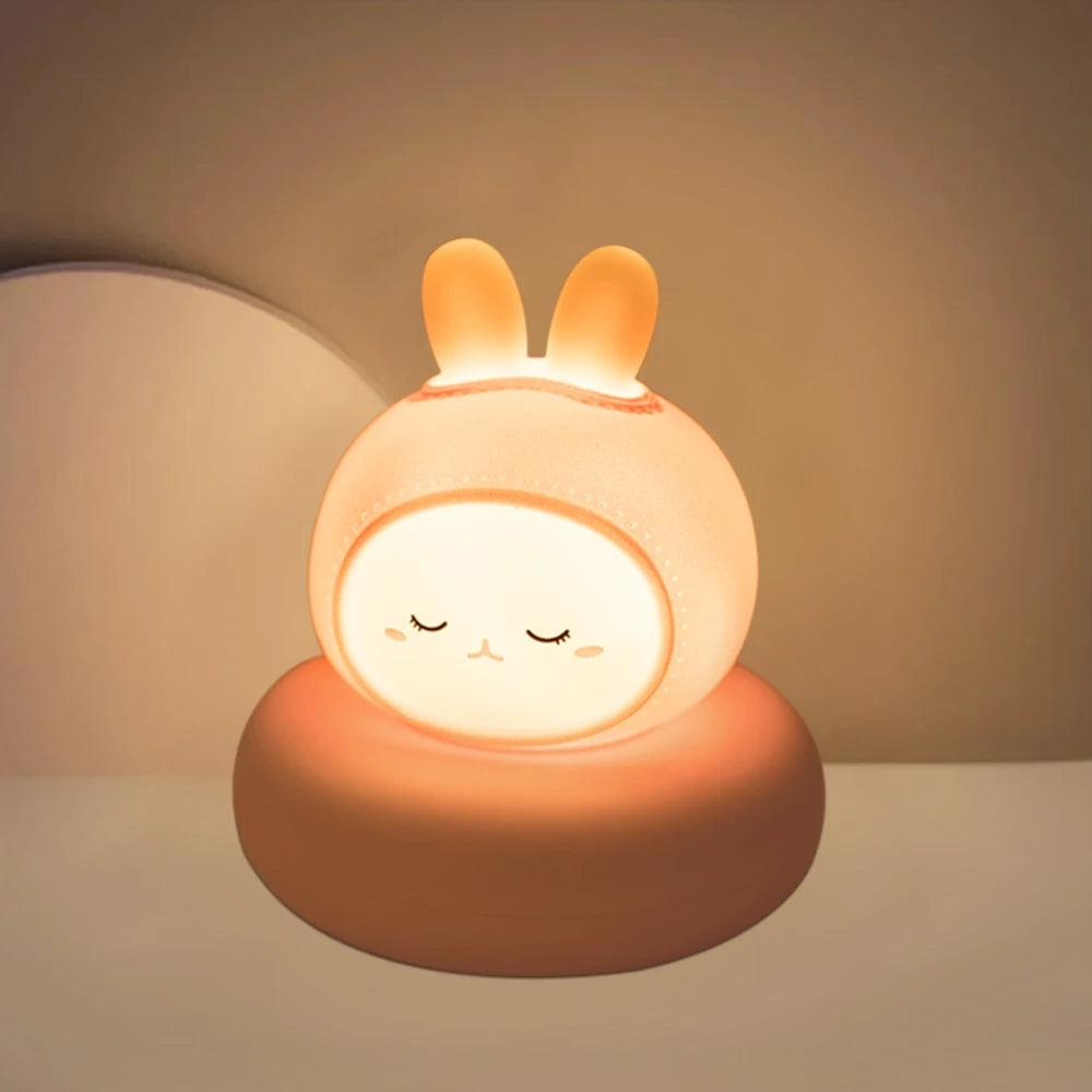 Cute Animal Pig & Rabbit Touch Sensor Dimmable Lamp - Pretty Lamp