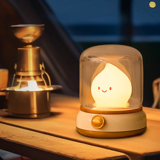 Cute Kerosene Lamp - USB Rechargeable Night Light - Pretty Lamp