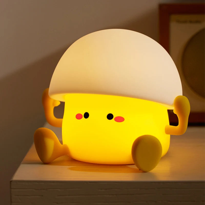 Egg Yolk Silicone Nightlight - Pretty Lamp