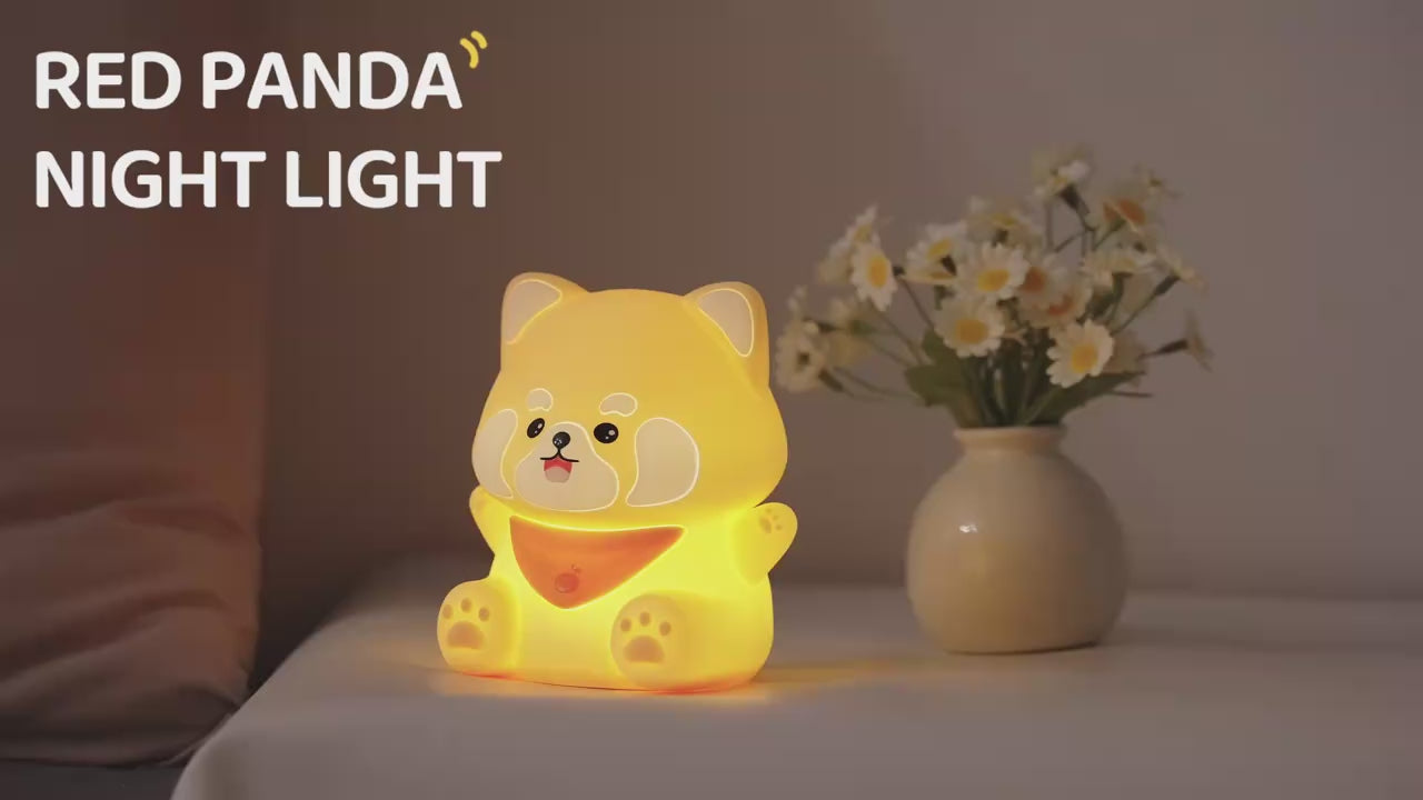 Red Panda Kids Night Light